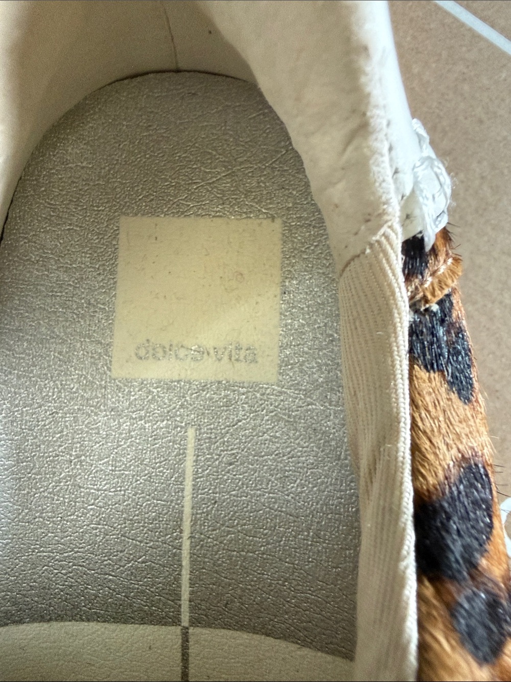 NWT DOLCE VITA NOVICE STITCH DK. LEOPARD SNEAKER 8.5 - Picture 8 of 11